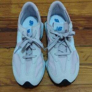 New Balance Pink Sneakers Athletic Comfort Big Kids 5 Fits Like a 7